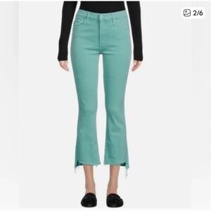 Mother The Insider Crop Step Fray Play Date Size 24 NWT Coastal Casual Boho